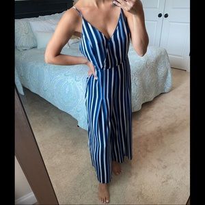 Striped jumpsuit